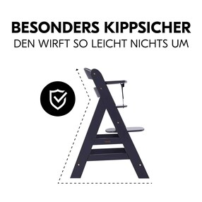 Hochstuhl Alpha + inkl. Newborn Set Plus