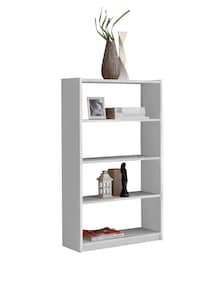 Standregal Bücherregal Kiefer Weiß, verschied. Größen