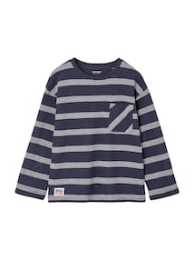 Jungen Shirt in Streifen-Optik