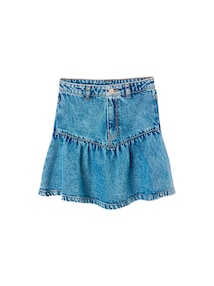 Jeansrock Mädchen Vintage-Style Bundweite verstellbar