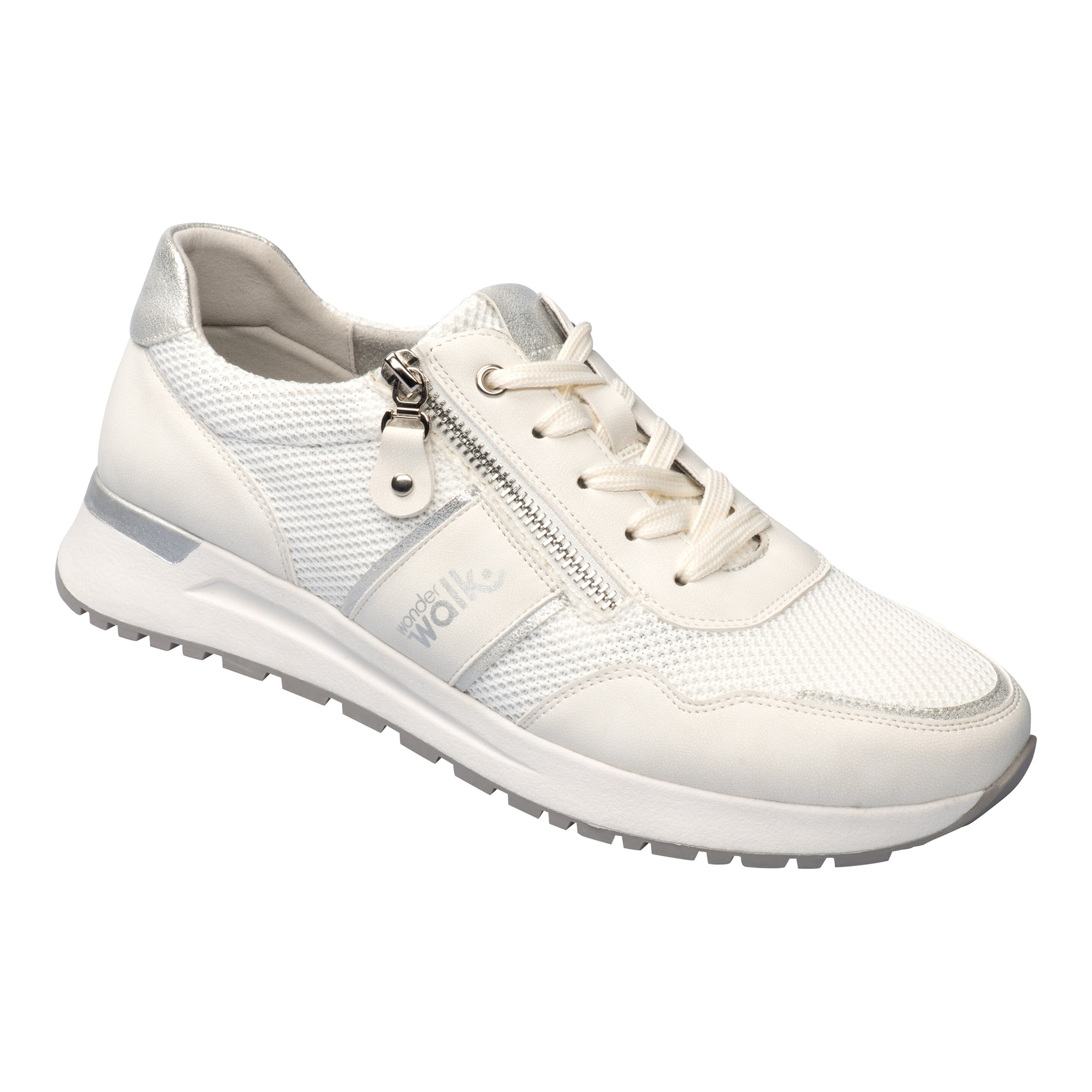 wonderwalk Komfort-Meshsneaker „Lilly“, Größe: 37, weiß