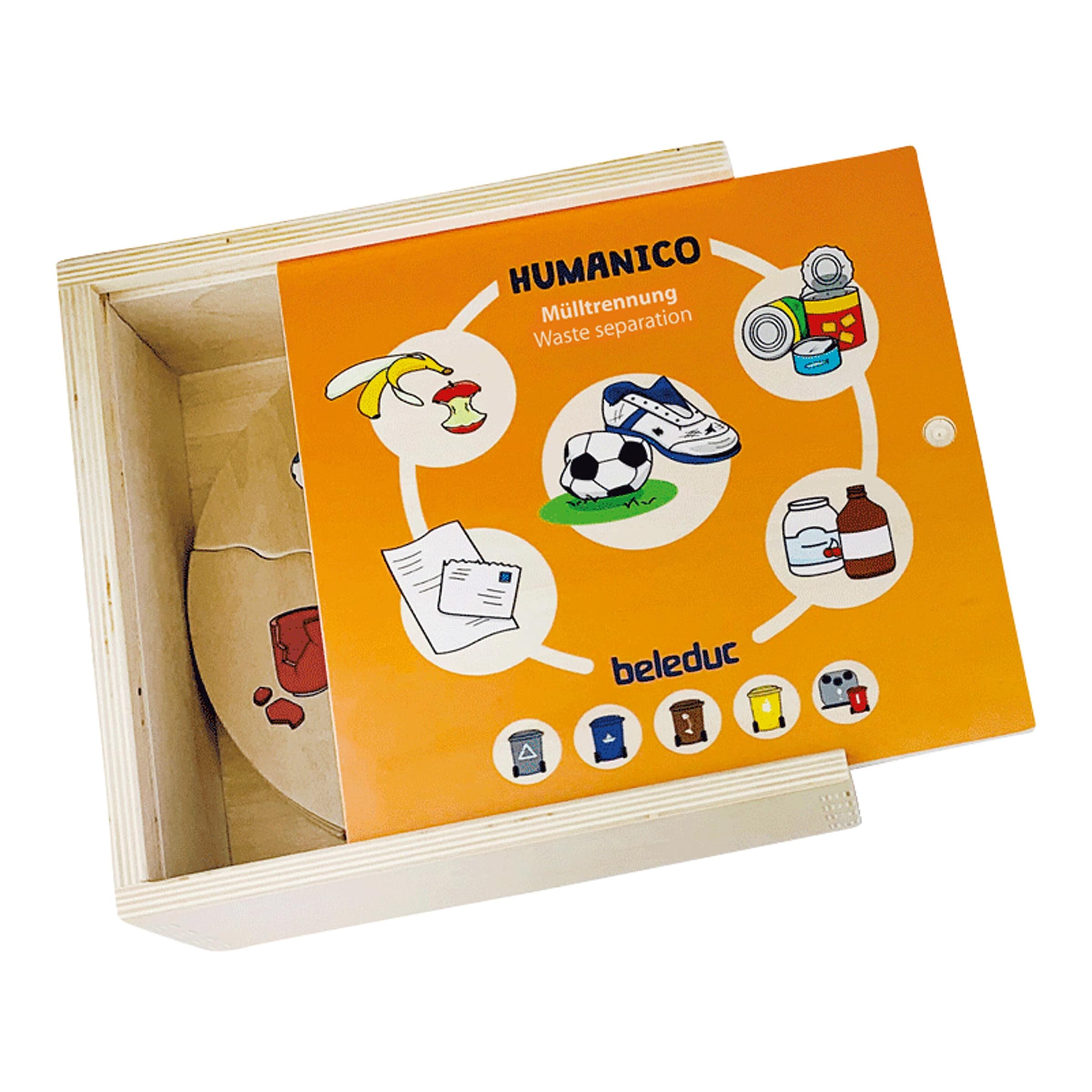 Beleduc Puzzle Humanico Mülltrennung