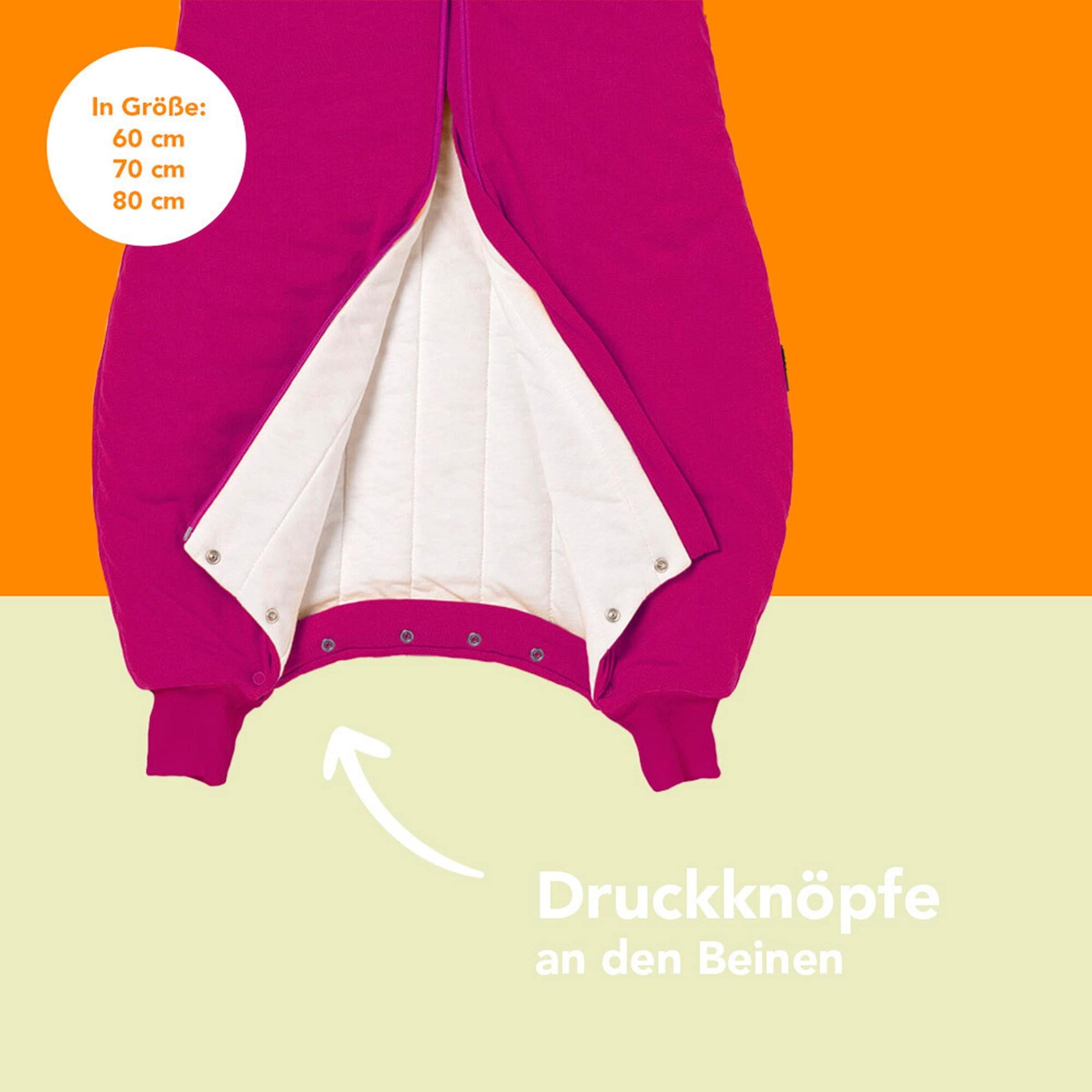 Schlummersack Schlafsack mit Füßen 2.5 Tog