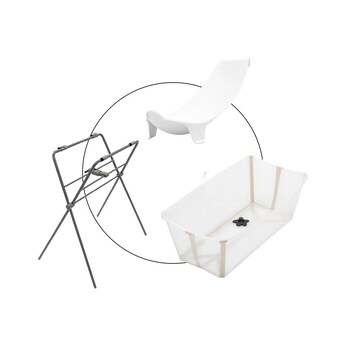 Badewanne inkl. Badewannensitz Newborn Support und Badewannenständer