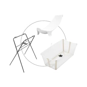 Badewanne inkl. Badewannensitz Newborn Support und Badewannenständer