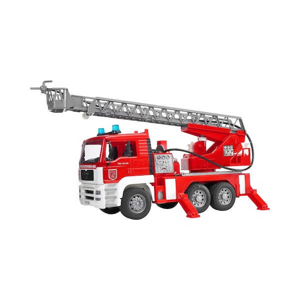Camion de pompier sonore avec lance à eau 15 cm