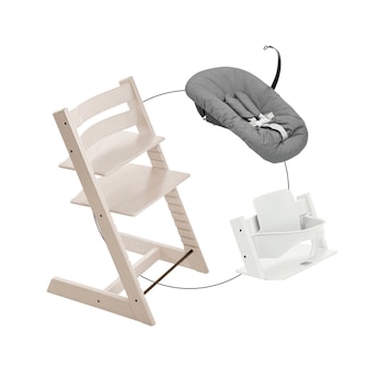 Bundle Treppenhochstuhl inkl. Newbornset Deep Grey & Babyset