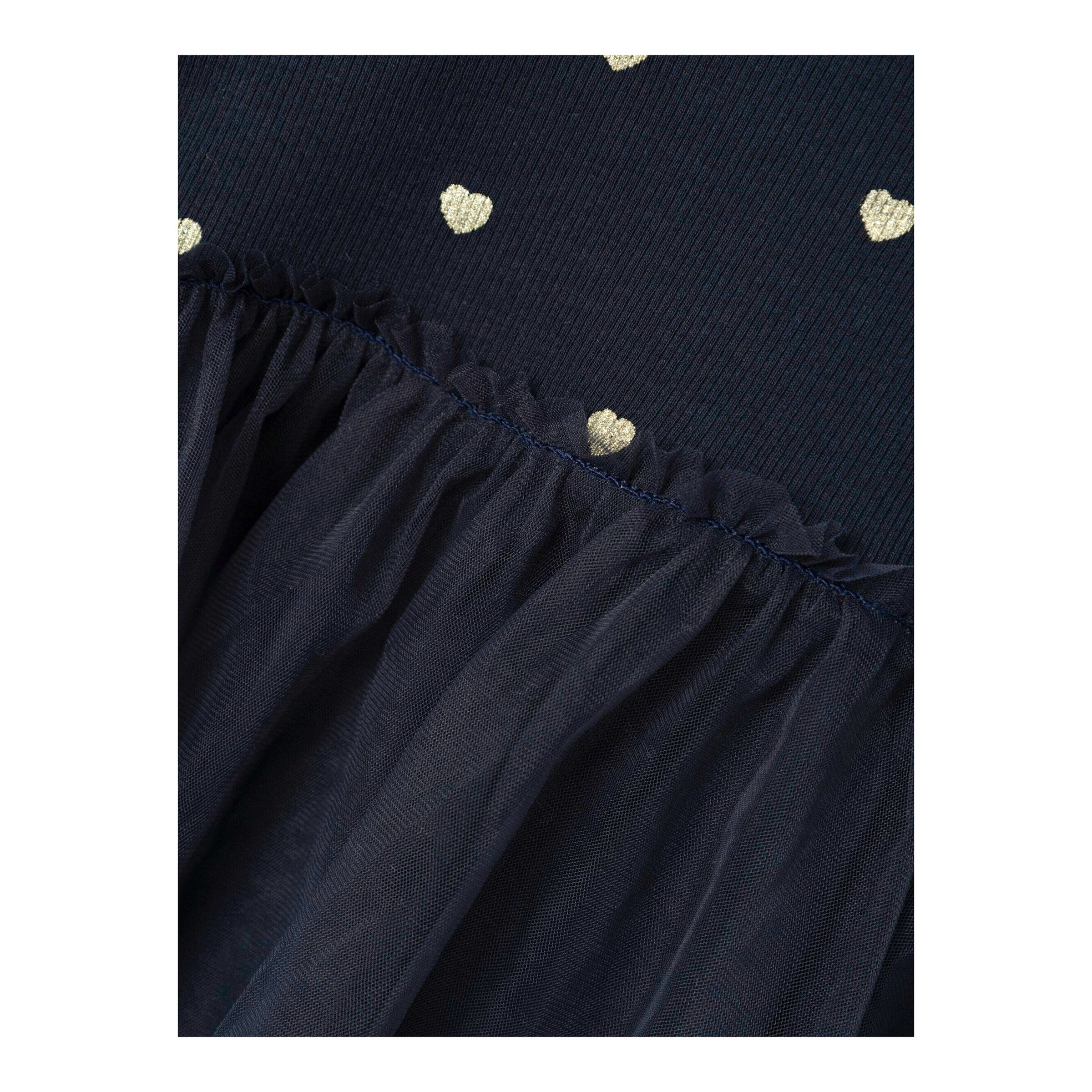 Kleid langarm mit Tüllrock Herzen