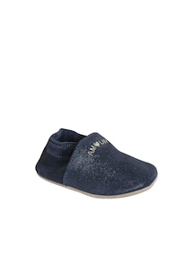 Baby Leder-Krabbelschuhe / Hausschuhe mit Geschenkbox