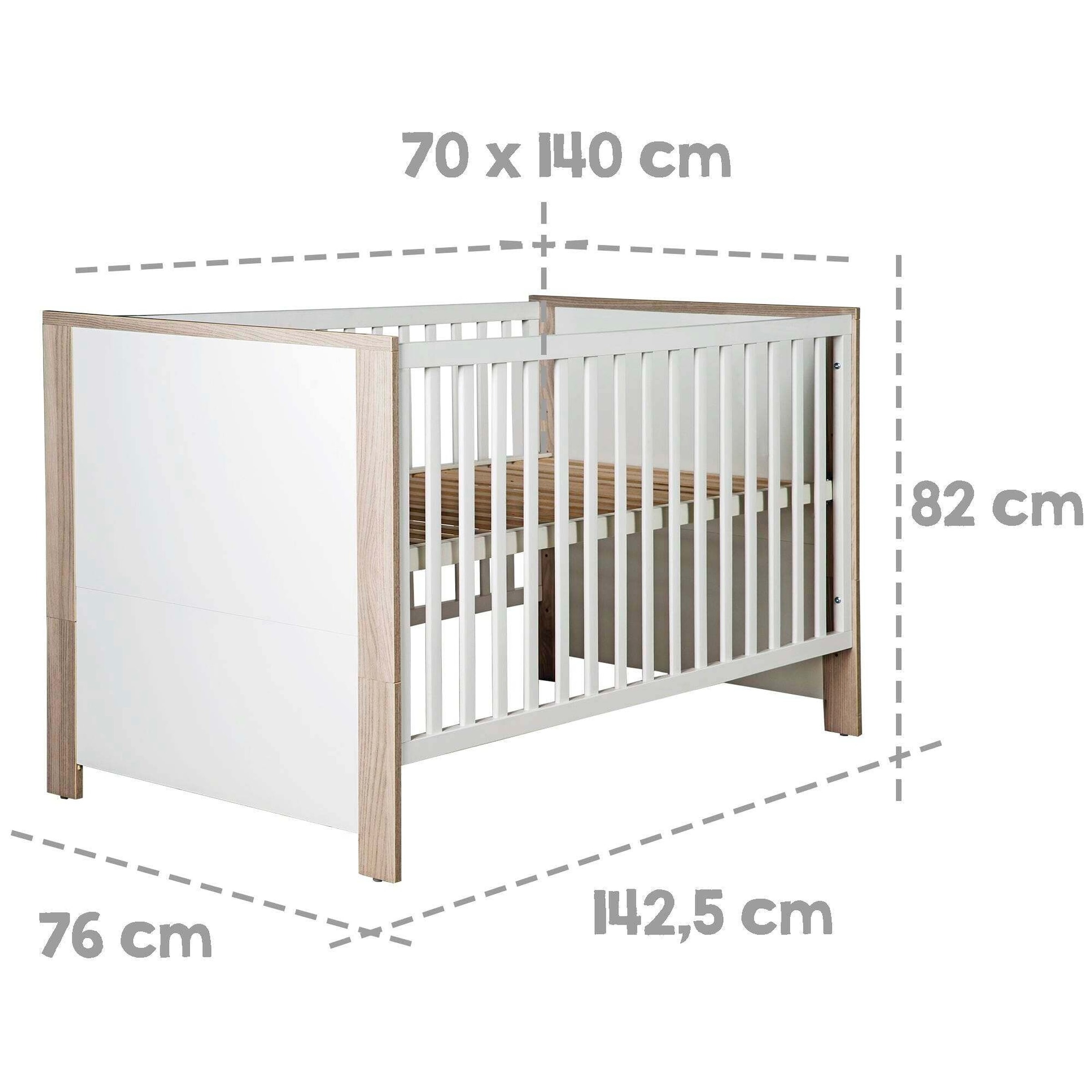 Roba Kombi-Kinderbett 70x140 cm Olaf