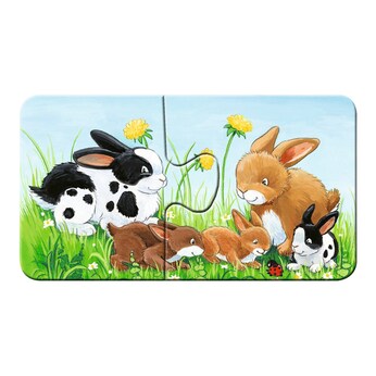 my first puzzles - Tierfamilien auf dem Bauernhof