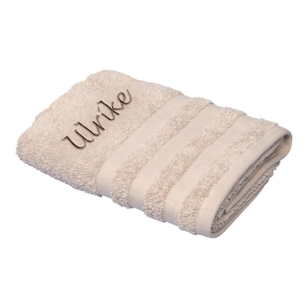 Handdoek gepersonaliseerd met naam, 50x100 cm, 100% katoen