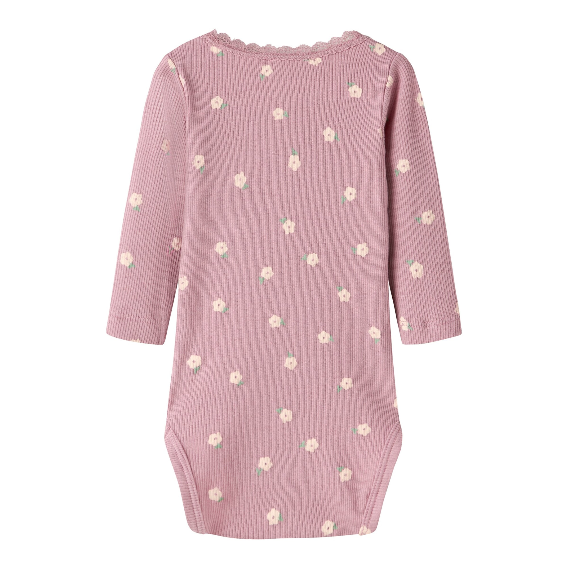 Name It Body langarm Blumen Rippqualität