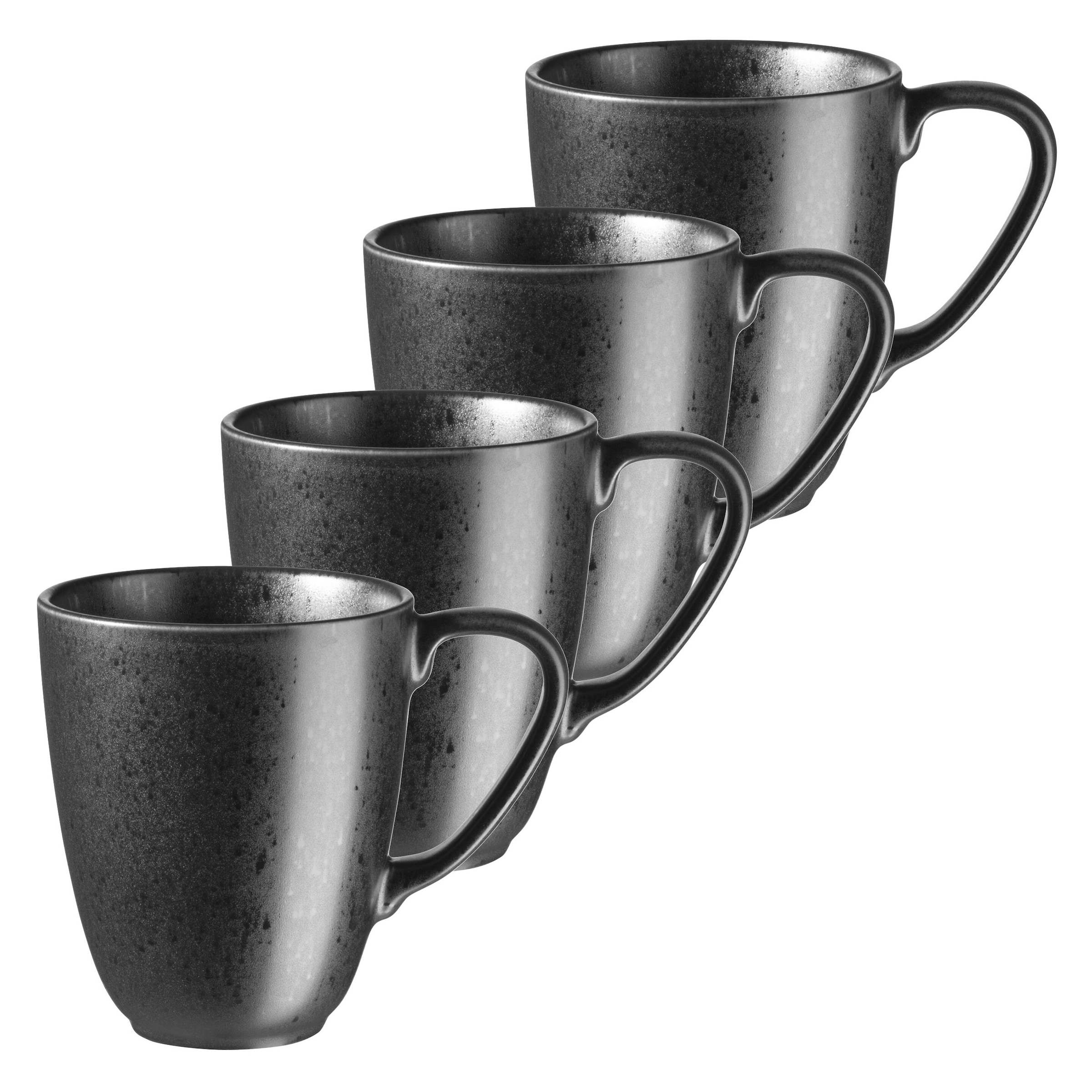 Kaffeebecher-Set, Steinzeug Essential