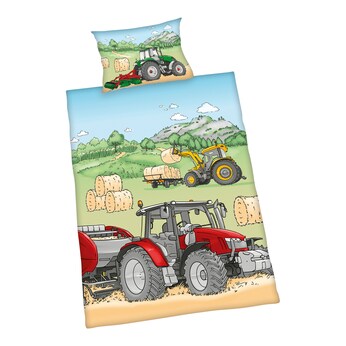 Flanell Wende-Bettwäsche 40x60 / 100/135 cm