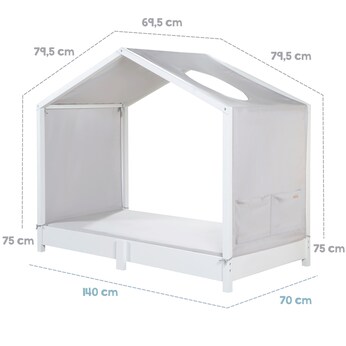 Hausbettbezug neutral 70 x 140 cm  