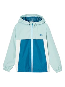 Jungen Regenjacke mit Recycling-Polyester, Colorblock