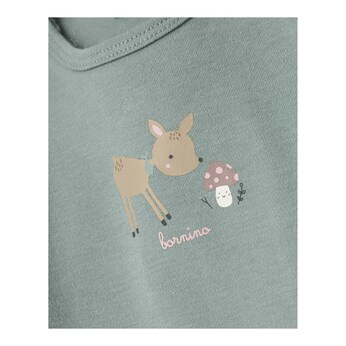 Shirt langarm Volant Reh