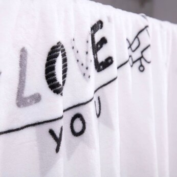 Babydecke Microfaserflausch 75x100 cm 