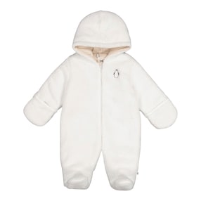 Plüschoverall mit Kapuze Pinguin