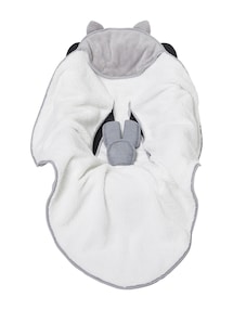 Einschlagdecke für Babyschale, Mikrofaser/Fleece