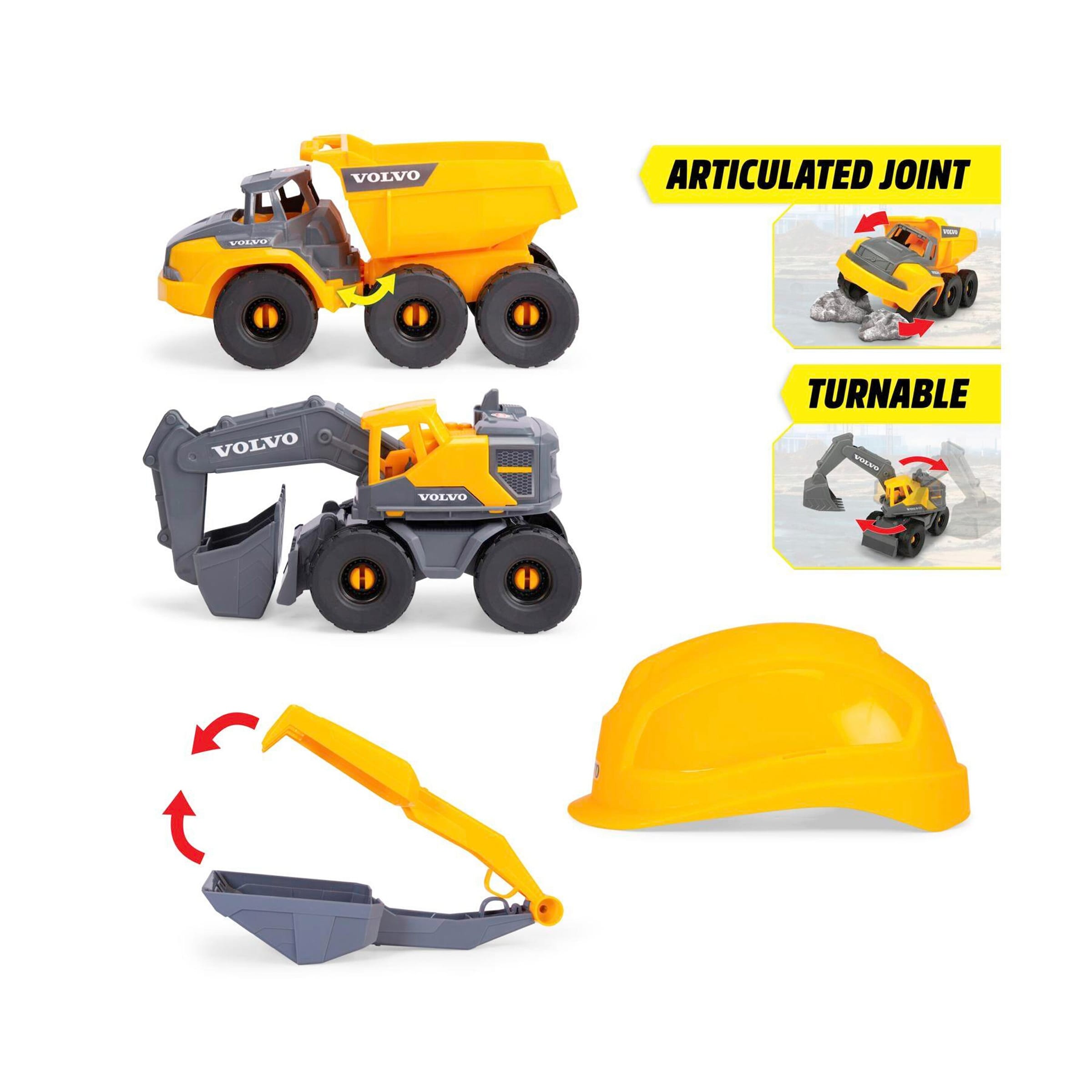 Baustellen-Set Volvo Construction Playset