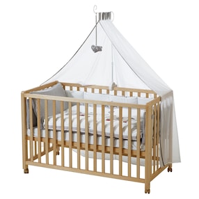 Beistellbett mit Ausstattung Jumbotwins 60x120 cm 