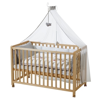 Beistellbett mit Ausstattung Jumbotwins 60x120 cm