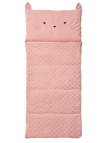 Kinder Schlafsack KATZE mit Recycling-Materialien