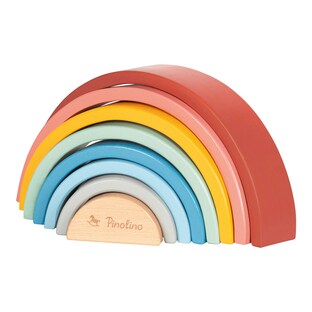 Blocs en bois arc-en-ciel Ruby