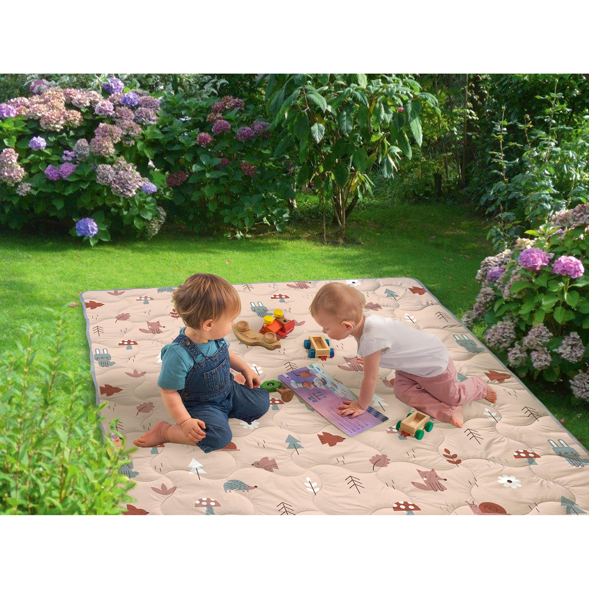 Krabbeldecke Jumbo mit wasserfester Unterseite 140x200 cm
