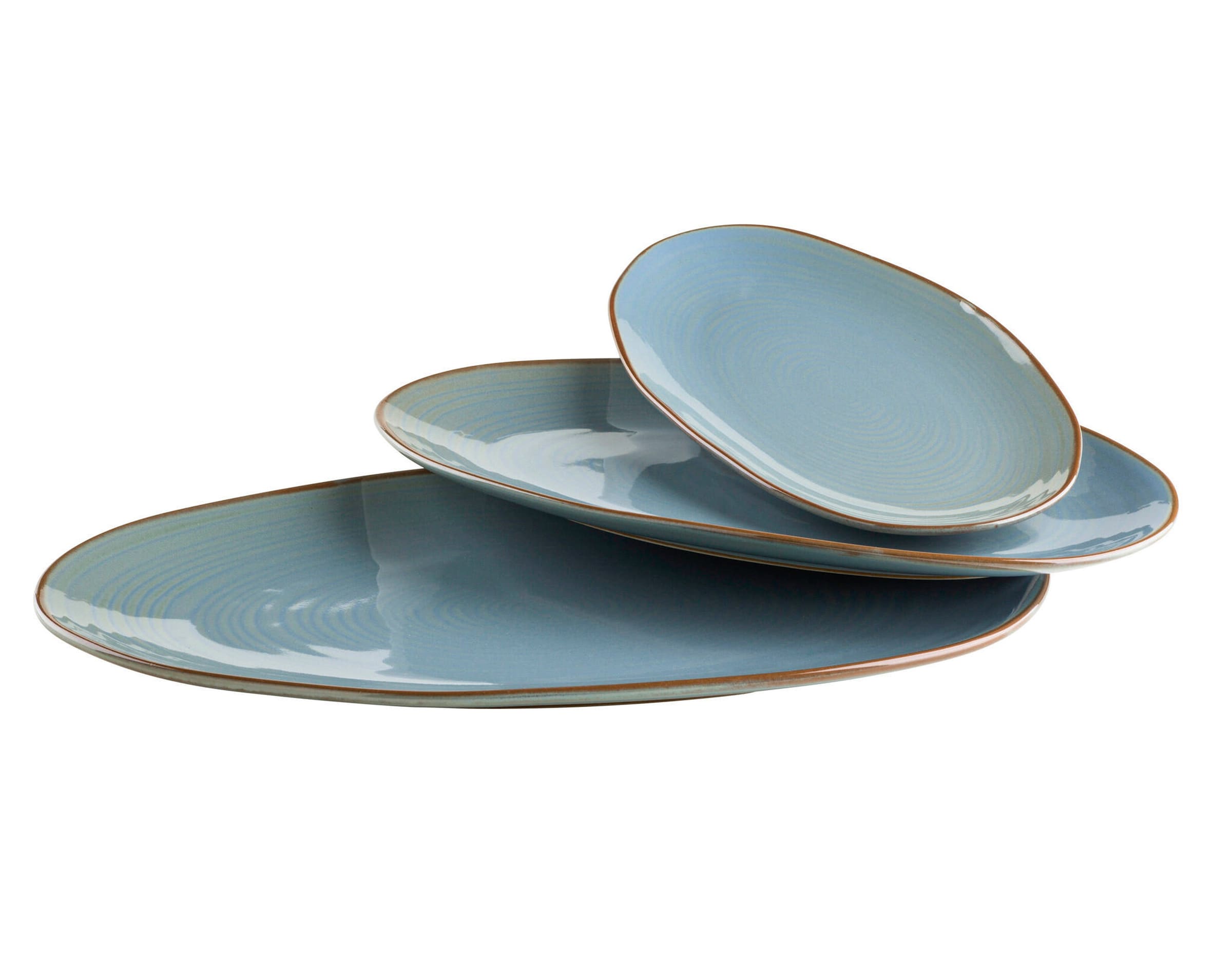 Mäser Türkis Grün Servierplatte "Nottingham Servierplatten-Set Steinzeug" von Baur - Image 3