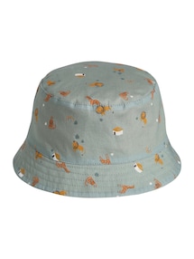 Wendbarer Jungen Baby Sonnenhut mit Tieren