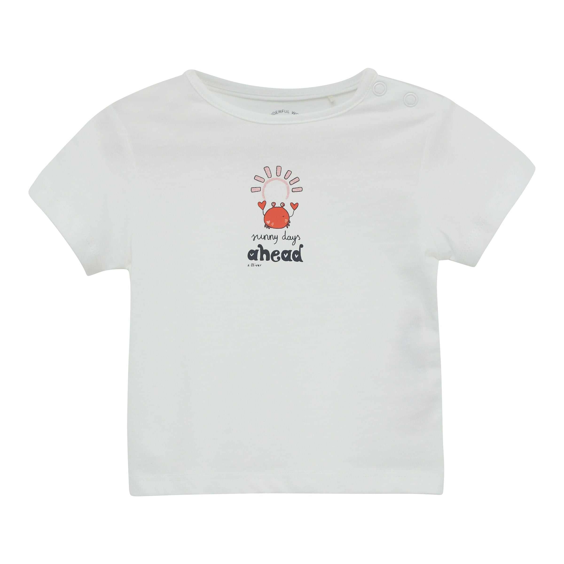 S.Oliver T-Shirt Glitzer-Krabbe