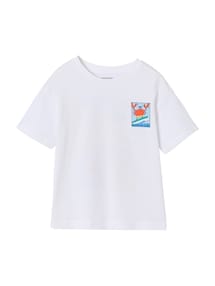 Jungen T-Shirt mit Motiv vorn und hinten, mit Recycling-Baumwolle