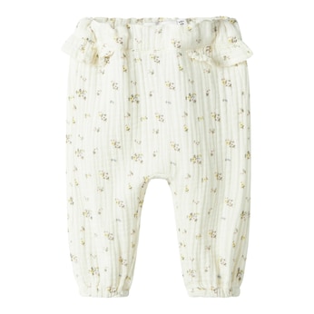 Musselin-Hose Blumen