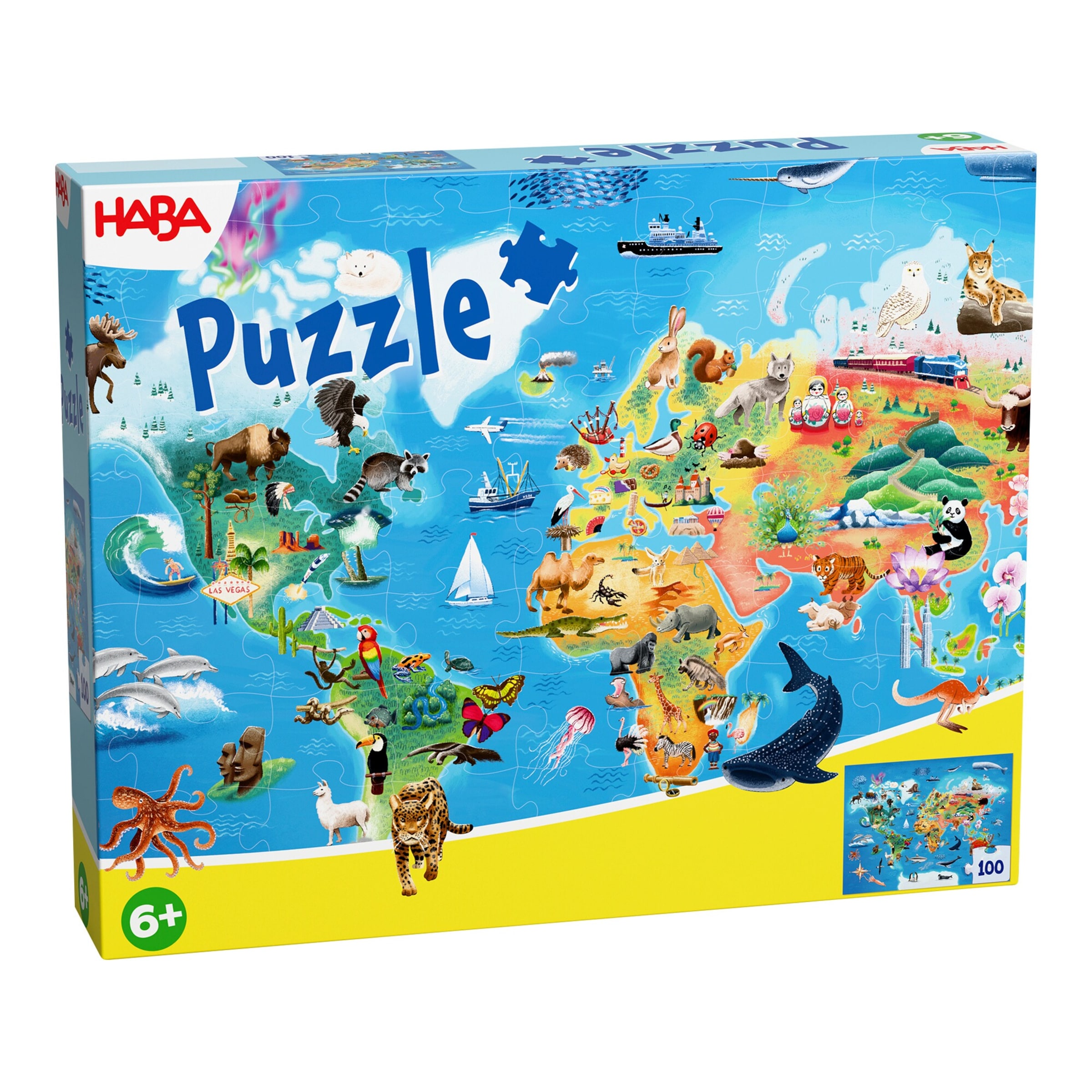 Puzzle Weltkarte