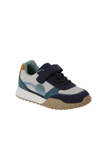 Kinder Klett-Sneakers mit elastischer Schnürung und Anziehtrick
