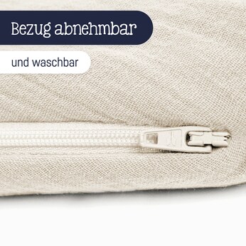 Stillkissen Musselin