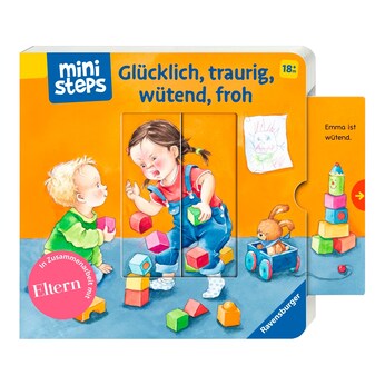 Pappbilderbuch Glücklich, traurig, wütend, froh