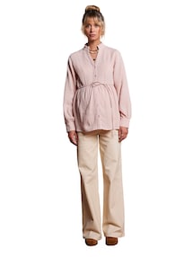 Musselin-Bluse für Schwangerschaft und Stillzeit