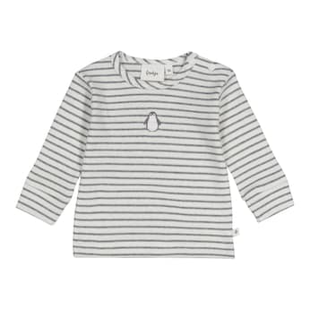 Shirt langarm Ringel Pinguin Rippqualität
