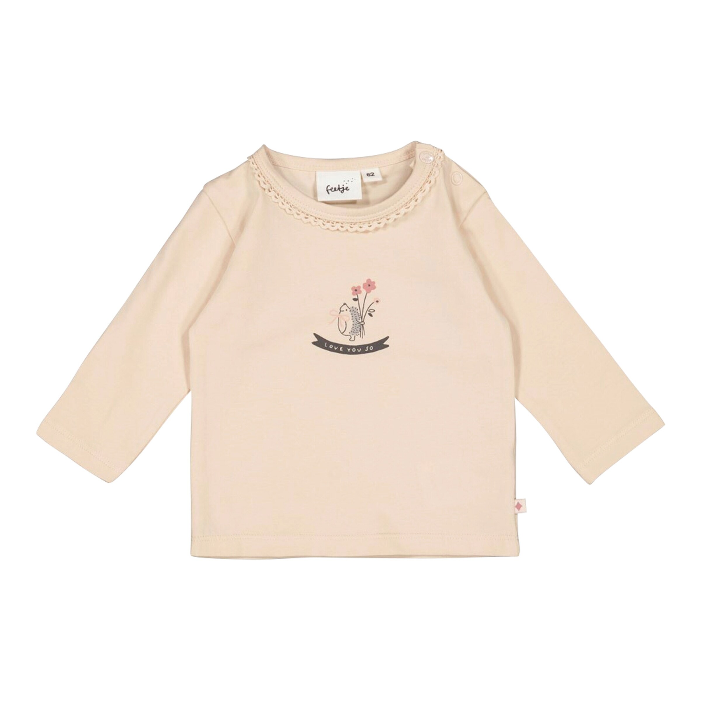 Feetje Shirt langarm Igel Blumen