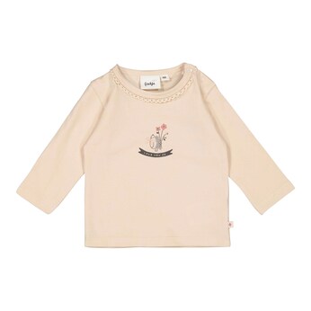 Shirt langarm Igel Blumen