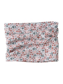 Schlauchschal Mädchen mit Blumenmuster und Fleece-Futter