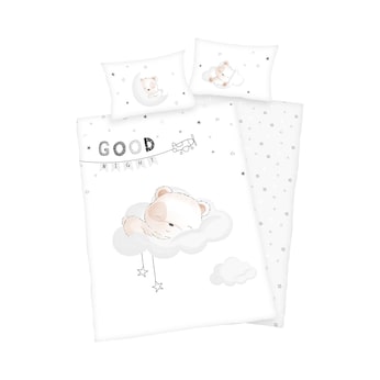 Parure de lit réversible en renforcé Little Bear 40 x 60 cm / 100 x 135 cm