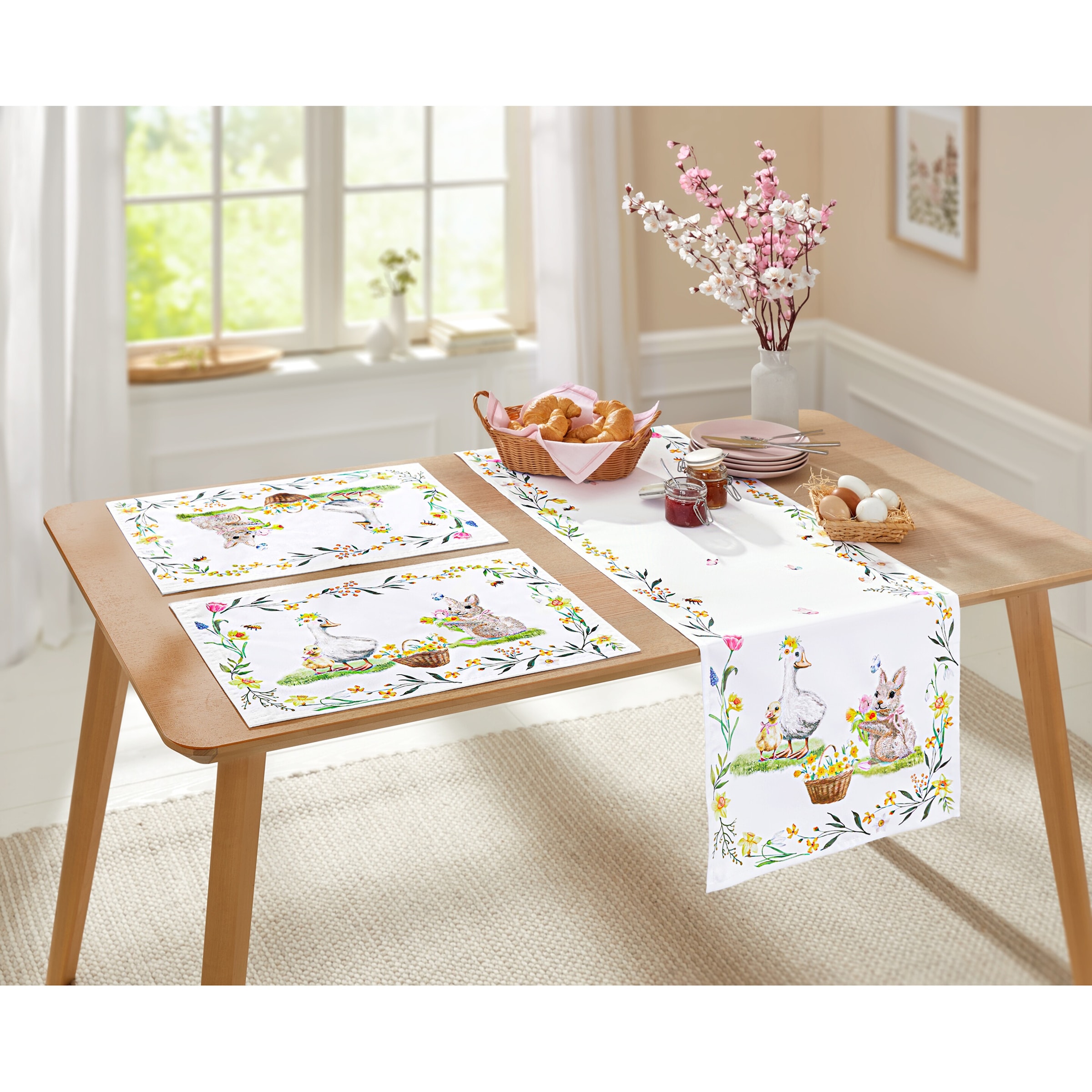 Platzset „Osterfrühstück“, 2 Stück