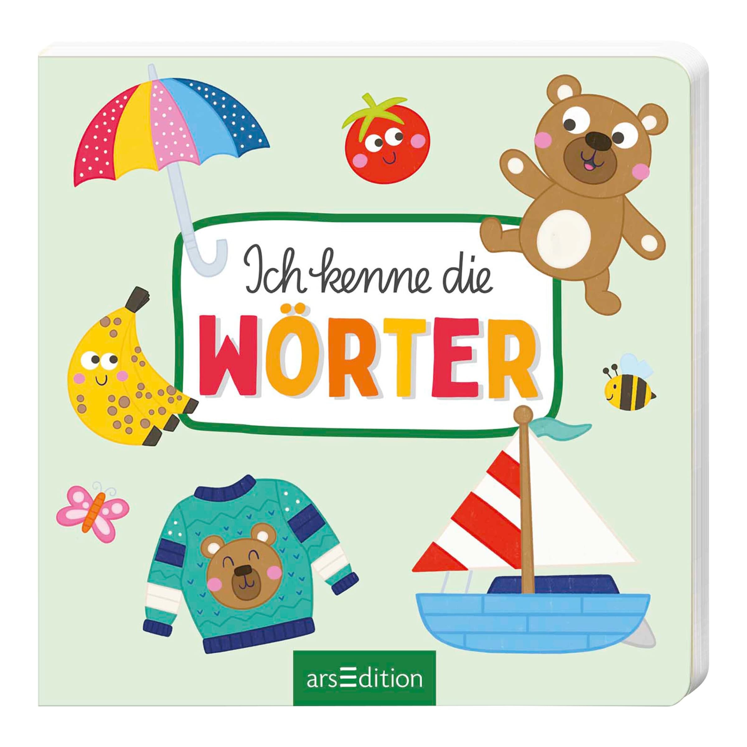 Arsedition Pappbilderbuch Ich kenne die Wörter