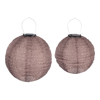 Lot de lampions solaires, 2 pièces