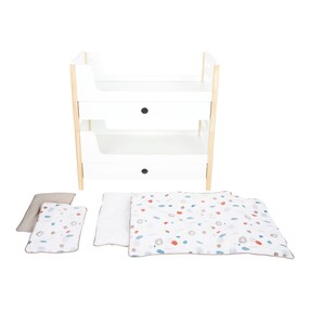 Puppenhochbett aus Holz Little Button